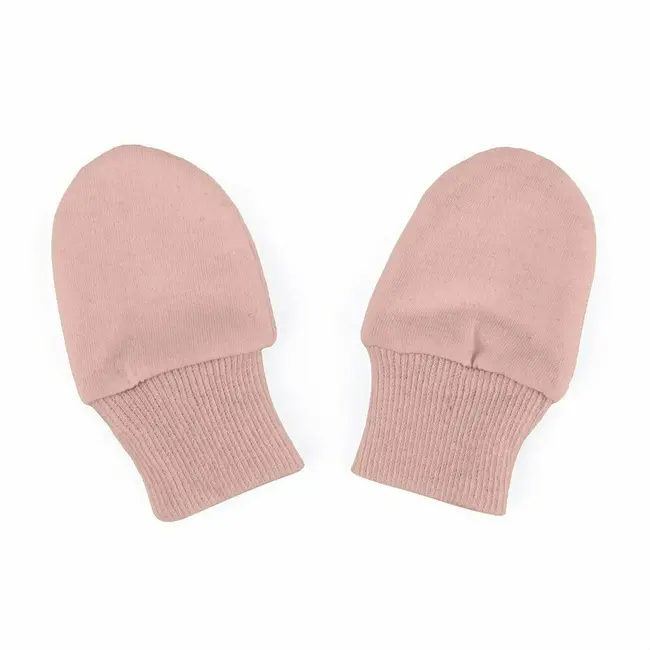 Manusi pentru nou-nascuti, Petite&Mars, Smoothie, Bumbac 100%, Material moale si respirabil, Protectie impotriva zgarieturilor, Manseta lata, 2 straturi, 6 x 10 cm, 0 luni+, Roz BYN557789