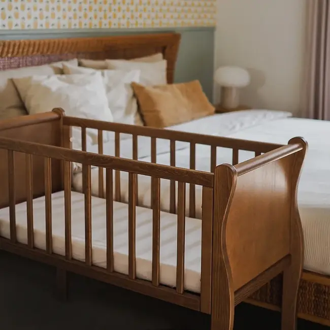 Patut Mic, Co-sleeping Din Lemn, Noble Vintage 90 X 40 Cm, 0-7 Luni Pjbcribnoblev