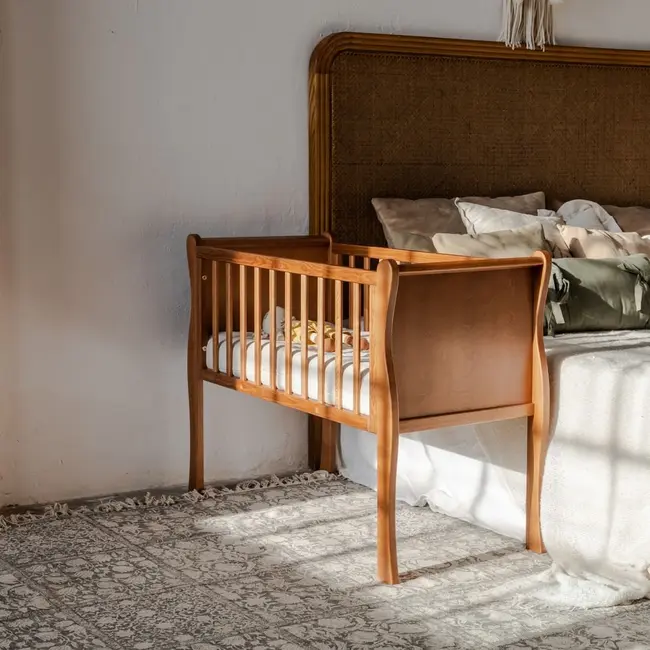 Patut Mic, Co-sleeping Din Lemn, Noble Vintage 90 X 40 Cm, 0-7 Luni Pjbcribnoblev