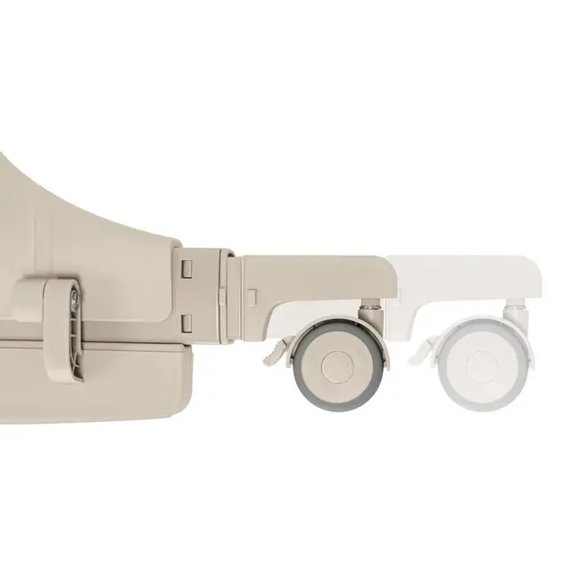 Patut co-sleeper, Lionelo, Jodie, Multifunctional, Reglabil in 6 pozitii pe inaltime, Saltea cu densitate T25, Functie de leganare, Cu plasa de tantari, Buzunar depozitare, Geanta transport, 84x48x70-80 cm, Bej BYNLO-JODIE_BEIGE_CREAM