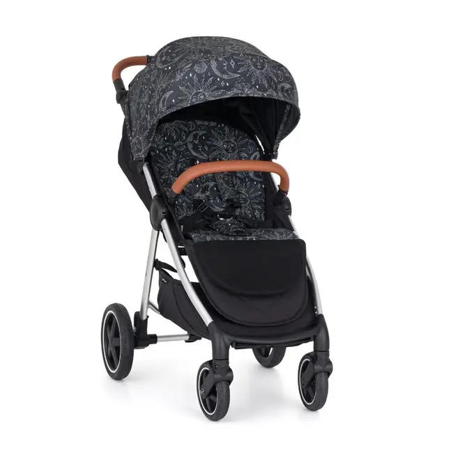 Salteluta pentru carucior, Petite&Mars, Foamy, Reversibila, Cu doua fete, Din spuma, Universala, 86x42 cm, Gri inchis BYN502626