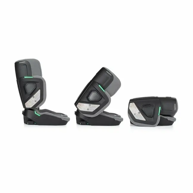 Scaun auto, Petite&Mars, Flex Pro i-Size, Orientare in directia sensului de mers, Tetiera reglabila in 8 pozitii, cu Isofix, Pliabil, R129, 100-150 cm, 3-12 ani, Gri BYN649681