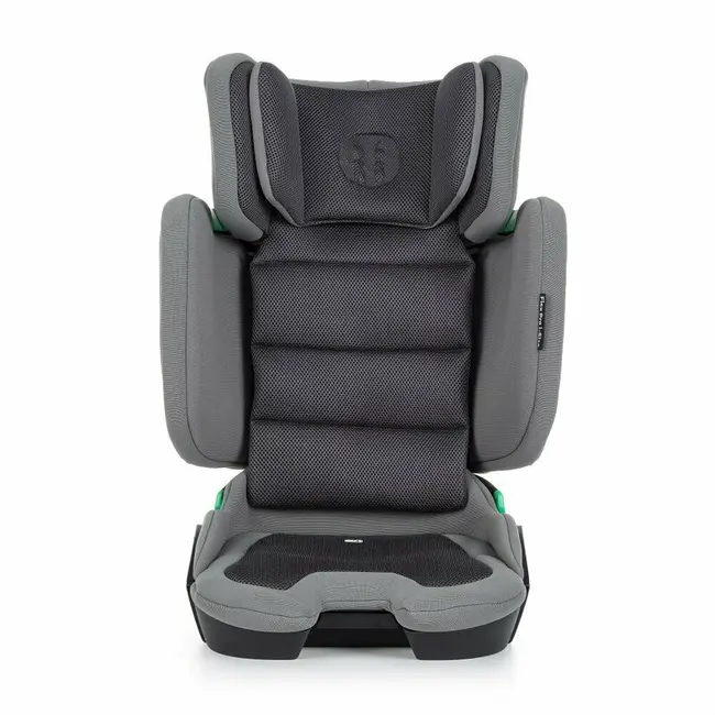 Scaun auto, Petite&Mars, Flex Pro i-Size, Orientare in directia sensului de mers, Tetiera reglabila in 8 pozitii, cu Isofix, Pliabil, R129, 100-150 cm, 3-12 ani, Gri BYN649681