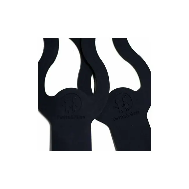 Set 2 clesti din silicon pentru carucior, Petite&Mars, Universali, Negru BYN901838