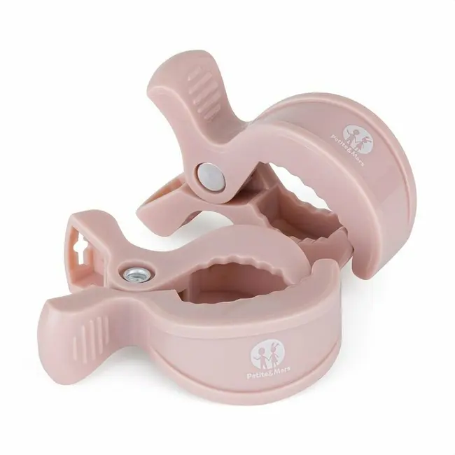 Set 2 clesti pentru carucior, Petite&Mars, Multifunctionali, Roz BYN482974
