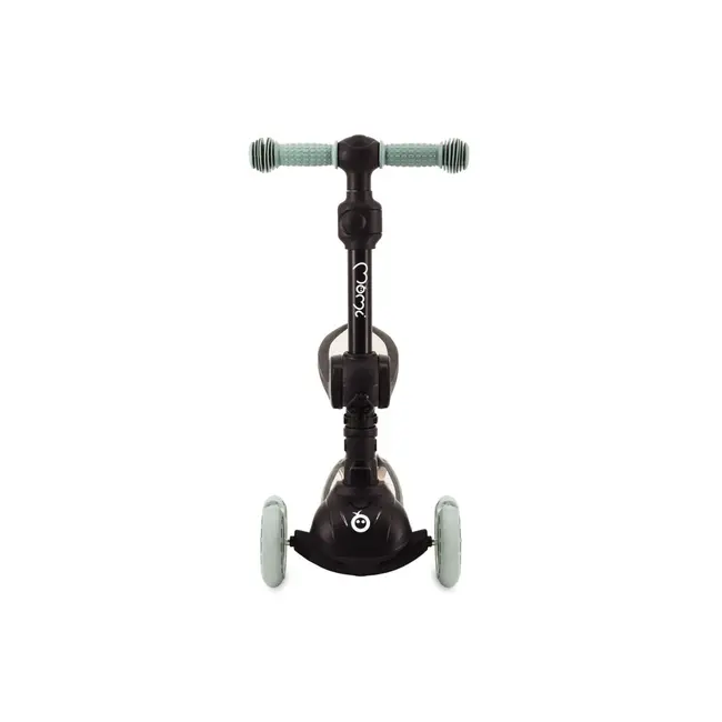 Trotineta transformabila cu sezut pliabil si lumini LED, Momi Debe - Black KRTHULA00019
