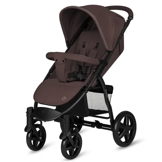 Carucior sport, Lionelo, Annet Plus, De la nastere, Cu accesorii si capotina XXL reglabila, 0 - 22 Kg, Conform cu standardele europene de securitate EN1888-1 si EN1888-2, Maro BYNLO-ANNET_PLUS_BROWN_CHOCOLATE