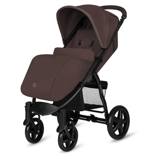 Carucior sport, Lionelo, Annet Plus, De la nastere, Cu accesorii si capotina XXL reglabila, 0 - 22 Kg, Conform cu standardele europene de securitate EN1888-1 si EN1888-2, Maro BYNLO-ANNET_PLUS_BROWN_CHOCOLATE