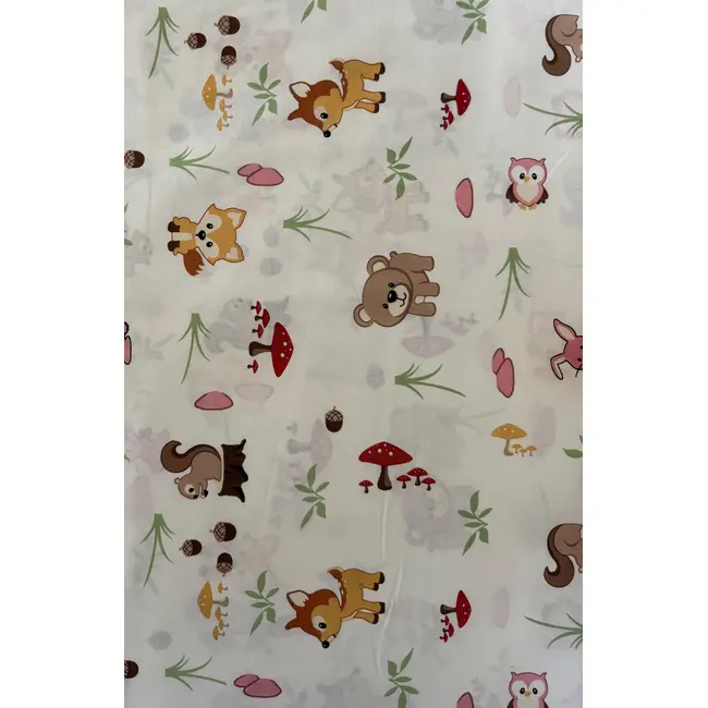 Cearsaf cu elastic din bumbac ranforce cu personaje pentru patut/saltea de 160 x 70 cm - ASC6427968006594