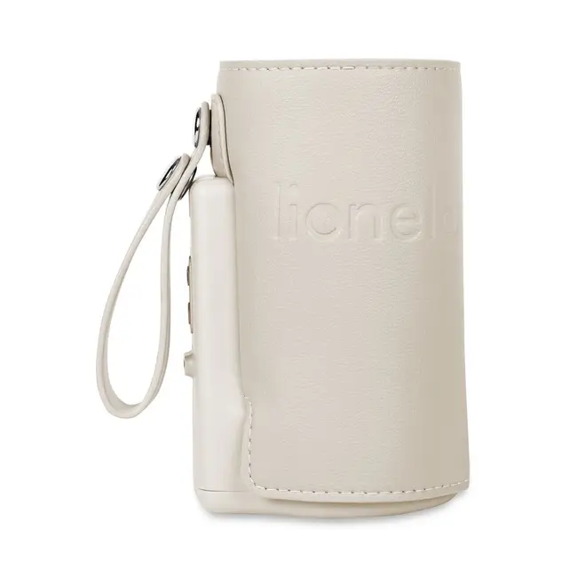 Incalzitor biberoane, Lionelo, ThermUp Go Plus, Portabil, Cu aspect elegant, Temperatura constanta pana la 24 h, Incarcare USB, Bej calm BYNLOC-THERMUP_GO_PLUS_BEIGE_CALM