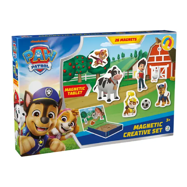 Joc magnetic - paw patrol la ferma