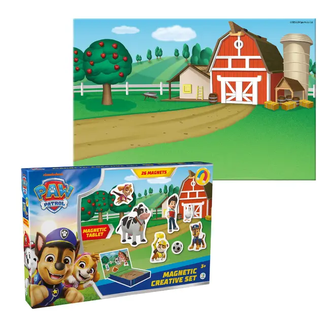 Joc magnetic - paw patrol la ferma