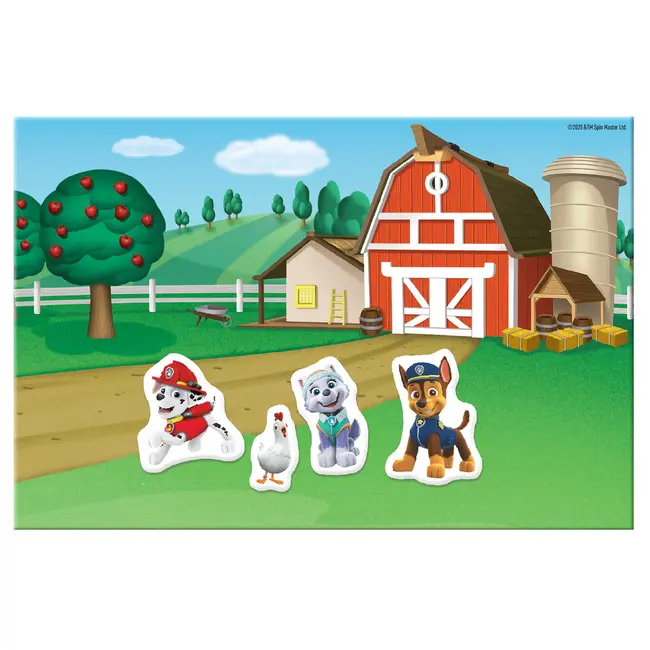 Joc magnetic - paw patrol la ferma