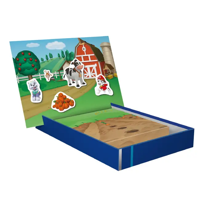 Joc magnetic - paw patrol la ferma