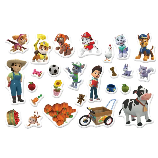 Joc magnetic - paw patrol la ferma