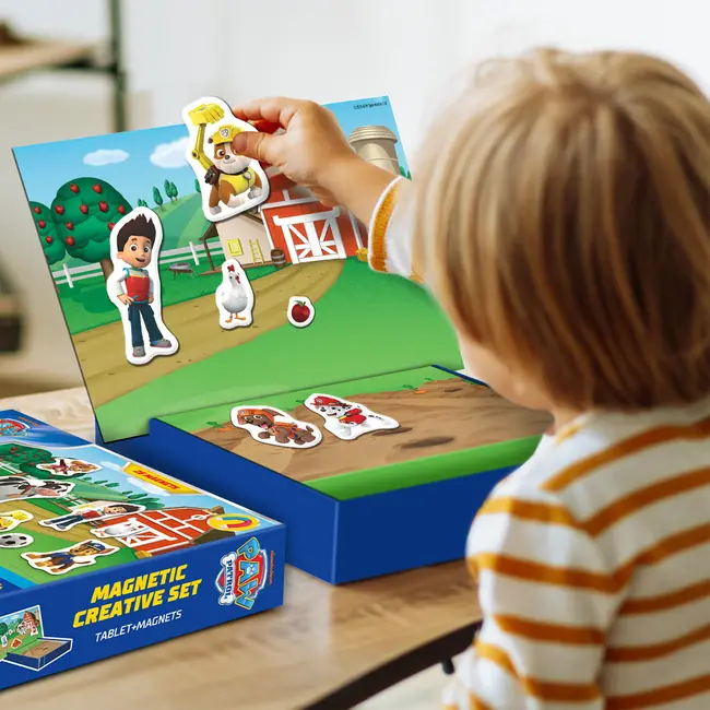 Joc magnetic - paw patrol la ferma