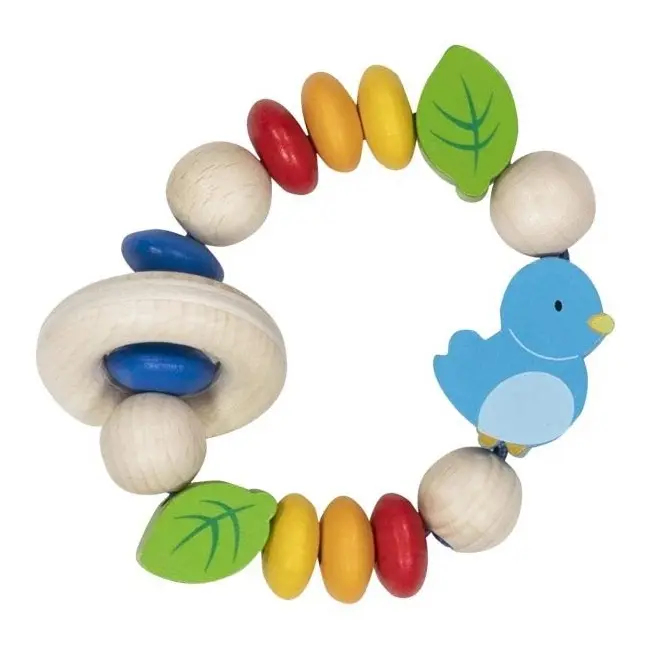 Jucarie de motricitate din lemn pentru bebelusi blue bird - okegoki65282