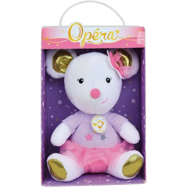 Jucarie muzicala jemini 18 cm balerina soricel la opera je024450