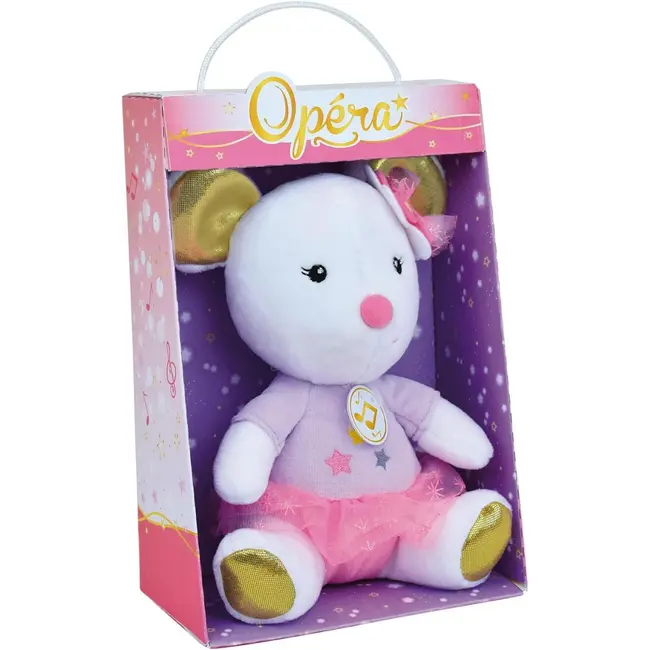 Jucarie muzicala jemini 18 cm balerina soricel la opera je024450