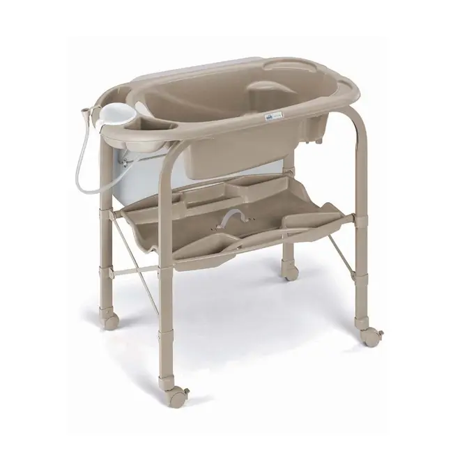 Masa De Baie Pliabila Cu Saltea De Infasat Si Cadita Anatomica ,   Cambio Deluxe, Bej (0,  11 Kg) Pjbc209-c261