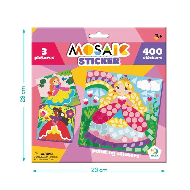 Mozaic cu autocolante - printese