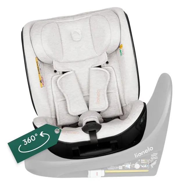 Scaun auto, Lionelo, Moxie Next, i-Size, 40-105 cm, Tetiera reglabila pe 8 trepte, Inclinare spatar in 5 pozitii, Carcasa ventilata, Din bambus, Protectie avansata, Husa detasabila, Conform cu R129, Bej BYNLO-MOXIE_NEXT_I-SIZE_BEIGE SAND
