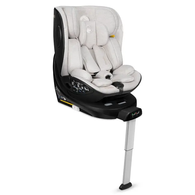 Scaun auto, Lionelo, Moxie Next, i-Size, 40-105 cm, Tetiera reglabila pe 8 trepte, Inclinare spatar in 5 pozitii, Carcasa ventilata, Din bambus, Protectie avansata, Husa detasabila, Conform cu R129, Bej BYNLO-MOXIE_NEXT_I-SIZE_BEIGE SAND