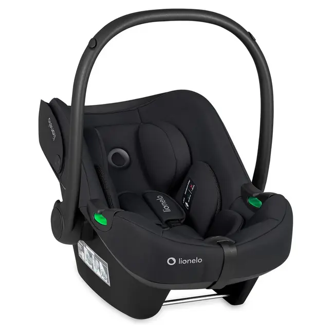 Scoica auto, Lionelo, i-Size Astrid, 0-13 Kg, 40-87 cm, Cu salteluta, Testat ADAC, Conform cu standardul european de securitate R129, Negru Onyx BYNLO-ASTRID_I-SIZE_BLACK_ONYX