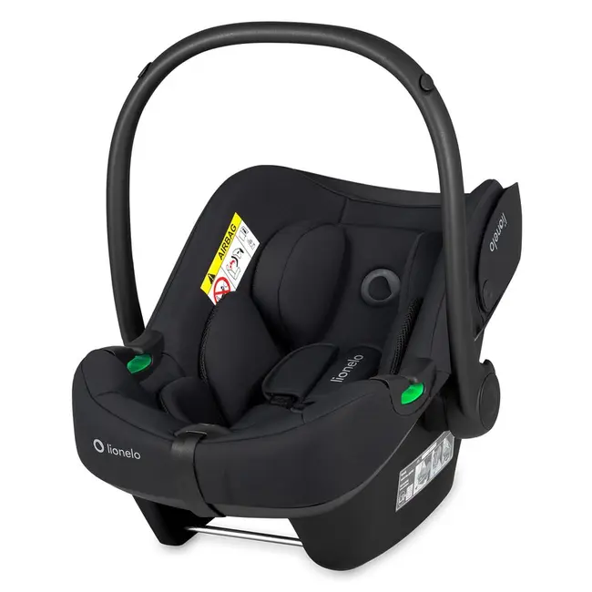 Scoica auto, Lionelo, i-Size Astrid, 0-13 Kg, 40-87 cm, Cu salteluta, Testat ADAC, Conform cu standardul european de securitate R129, Negru Onyx BYNLO-ASTRID_I-SIZE_BLACK_ONYX