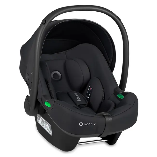 Scoica auto, Lionelo, i-Size Astrid, 0-13 Kg, 40-87 cm, Cu salteluta, Testat ADAC, Conform cu standardul european de securitate R129, Negru Onyx BYNLO-ASTRID_I-SIZE_BLACK_ONYX