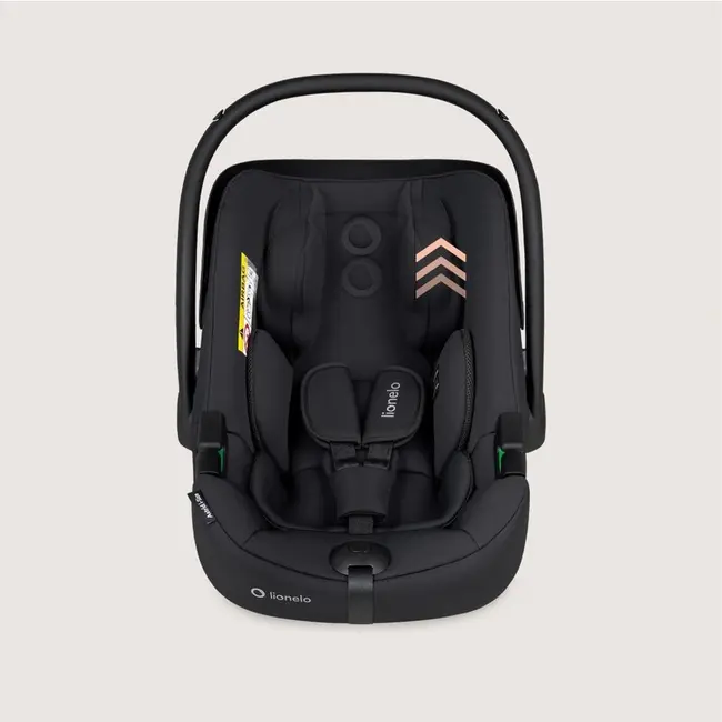 Scoica auto, Lionelo, i-Size Astrid, 0-13 Kg, 40-87 cm, Cu salteluta, Testat ADAC, Conform cu standardul european de securitate R129, Negru Onyx BYNLO-ASTRID_I-SIZE_BLACK_ONYX