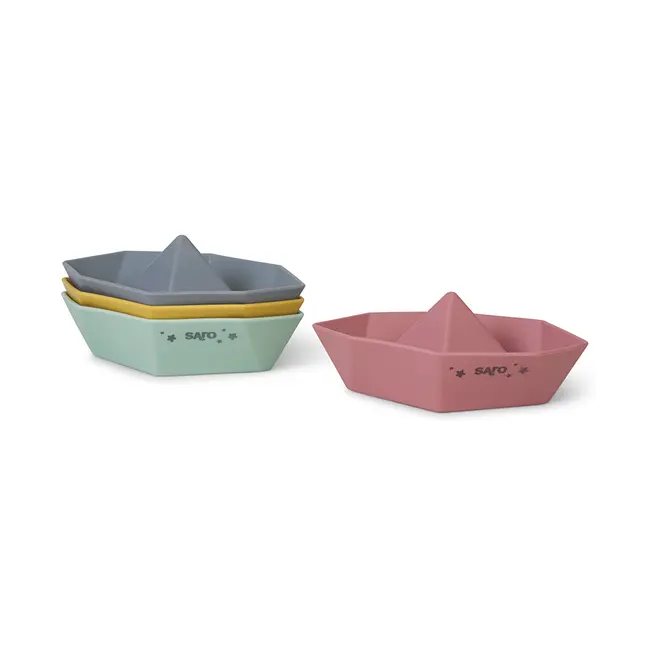 Set De Patru Barcute   Origami  , +6 Luni Pjb382