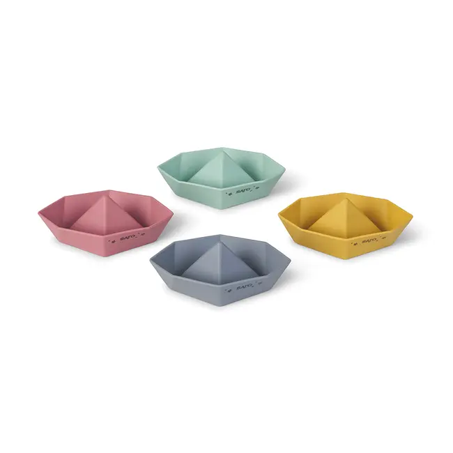 Set De Patru Barcute   Origami  , +6 Luni Pjb382