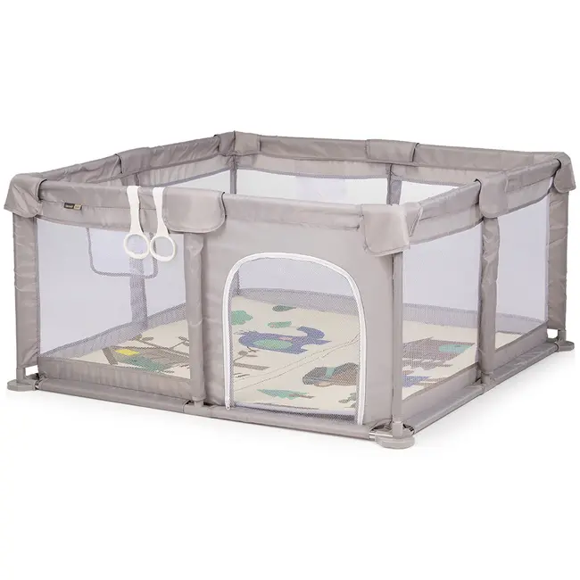 Tarc de joaca Chipolino Fiesta 120x120 cm beige HUBKOIFI0252BE