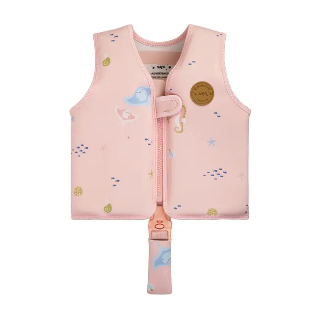 Vesta De Inot Copii Cu Protectie Uv Upf 50+ Seahorse By Saro ,   Vesta Flotabila Evolutiva 3-6 Ani Pjb62203