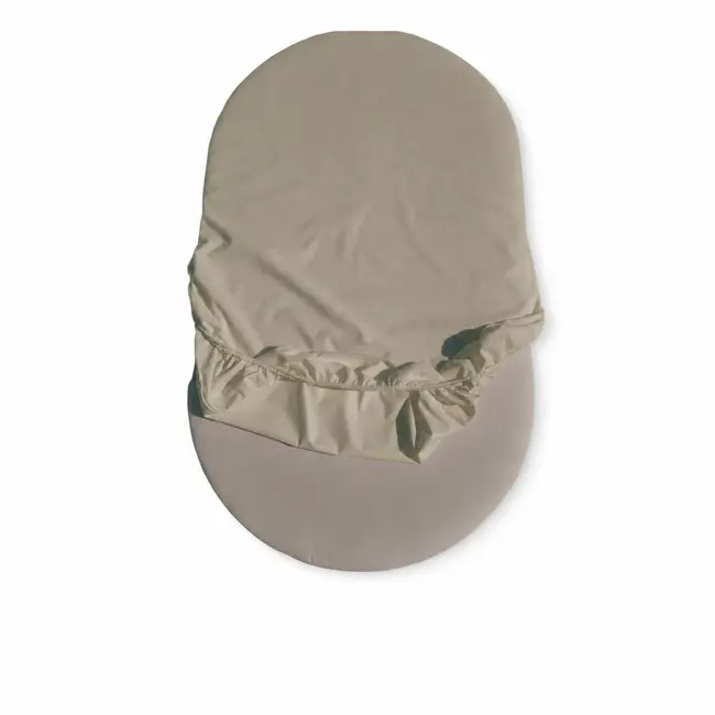 Cearsaf cu elastic din bumbac ranforce pentru saltea ovala de 110x60x10 cm - ASC6427968007096