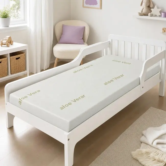 Saltea SafeNest Deluxe 190x80x12 cm in 3 straturi cu 2 fete pentru paturi - ASC6427968008642