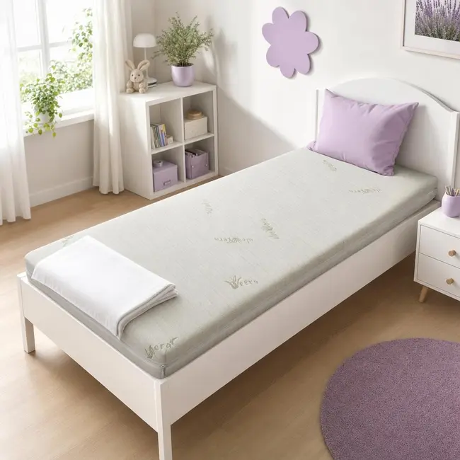 Saltea SmartNest Deluxe Arctic Gel 180x80x13 cm in 5 straturi cu 2 fete pentru paturile 3-16 ani - ASC6427968009939
