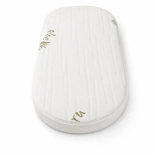 Saltea Dualnest ovala 83x47x8 cm in 3 straturi pentru pat co-slepper, 2 fete diferite, husa Jacquard Deluxe - ASC6427968020064