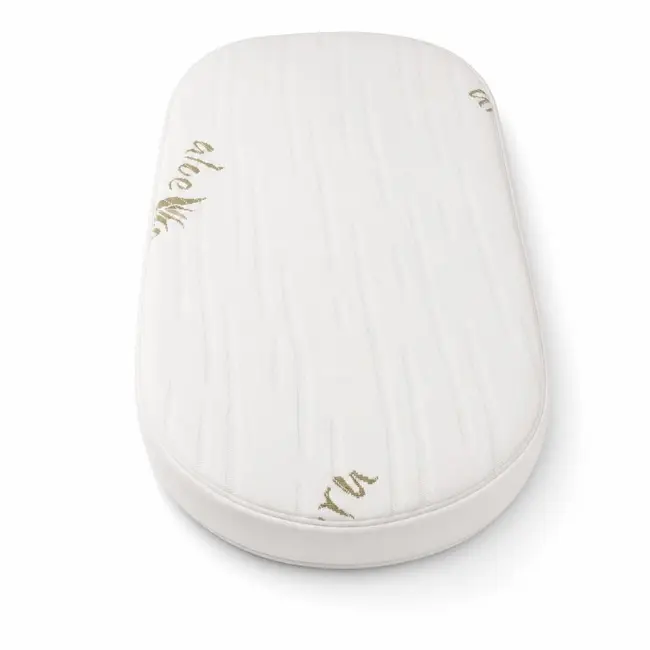 Saltea Dualnest ovala 83x47x7 cm in 3 straturi pentru pat co-slepper, 2 fete diferite, husa Jacquard Deluxe- ASC6427968020071