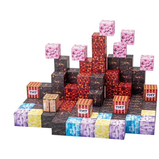Cuburi magnetice - tnt 86 piese (2 cm)