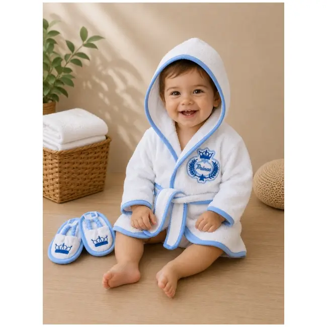 Halat de baie cu papucei prince, ramel 452e