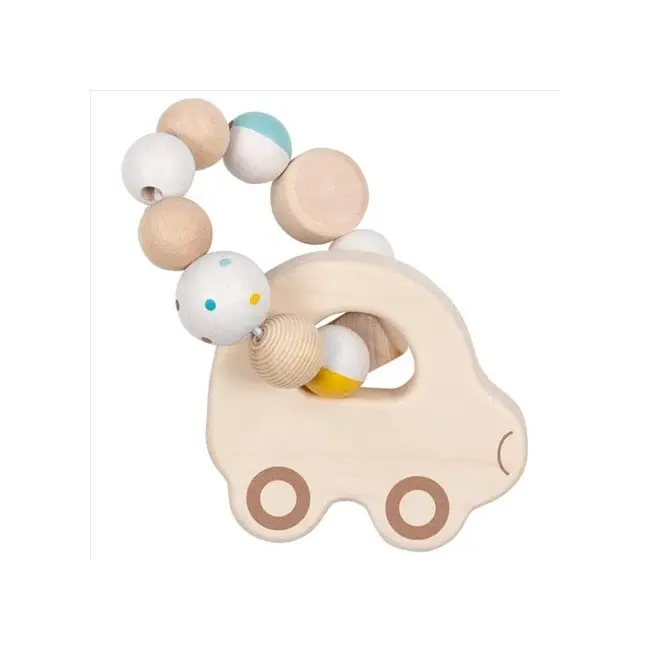 Jucarie de motricitate din lemn car nature, pentru bebelusi - okegoki65339