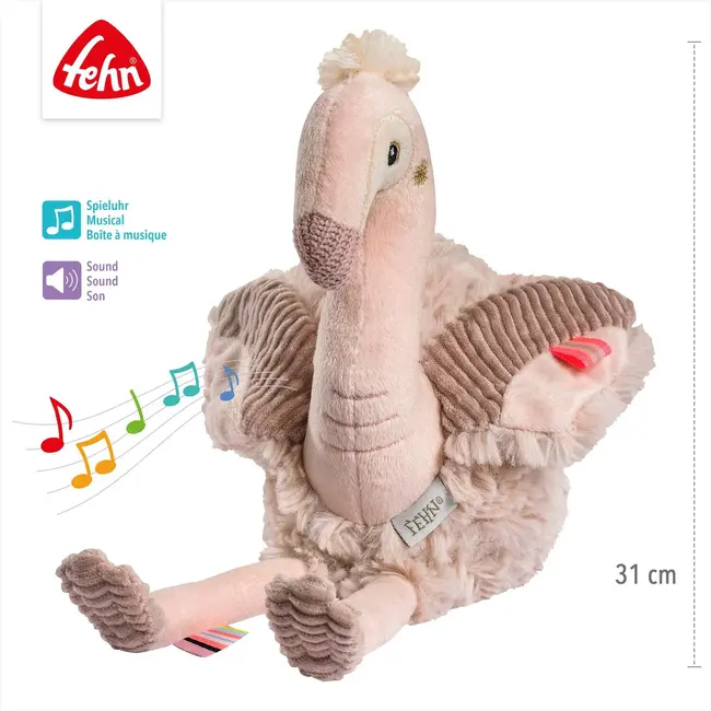 Jucarie muzicala cu senzor plans - flamingo