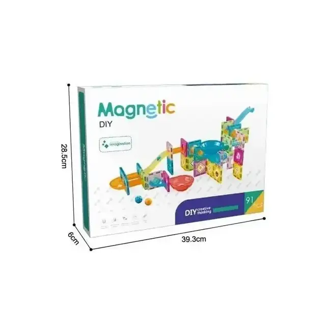 Labirintul meu magnetic - 91 piese (5.5 cm)