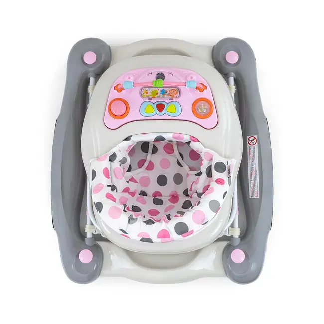 Premergator 2in1 Milly Mally Patrol Plus - Mers si Balansare, Panou Educativ, Pastel Dots