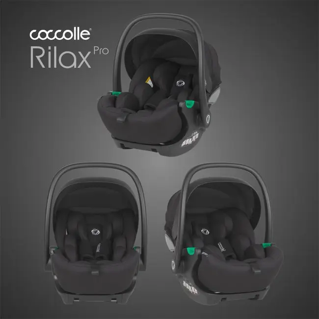 Scoica auto isize coccolle rilax black + baza isofix isize smb32508046004b1