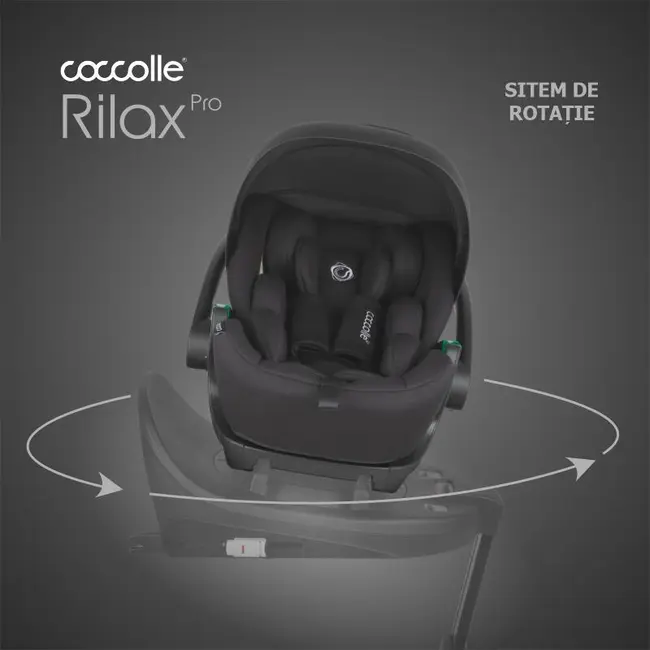Scoica auto isize coccolle rilax black smb325080460