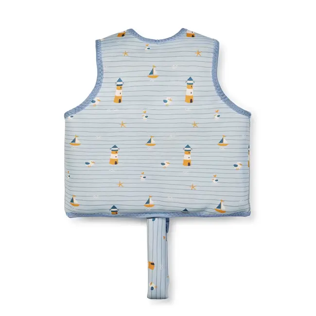 Vesta De Inot Copii Cu Protectie Uv Upf 50+ Navy Hugs By Saro ,   Vesta Flotabila Evolutiva 1-3 Ani Pjb62013