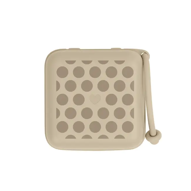 Bibs - cutie multifunctionala pentru depozitare suzete, studio collection polka dots mega vanilla dark oak bbb420037245